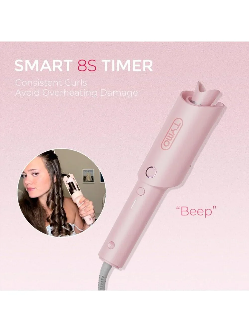 Automatic Rotating Curling Iron - Portable 1